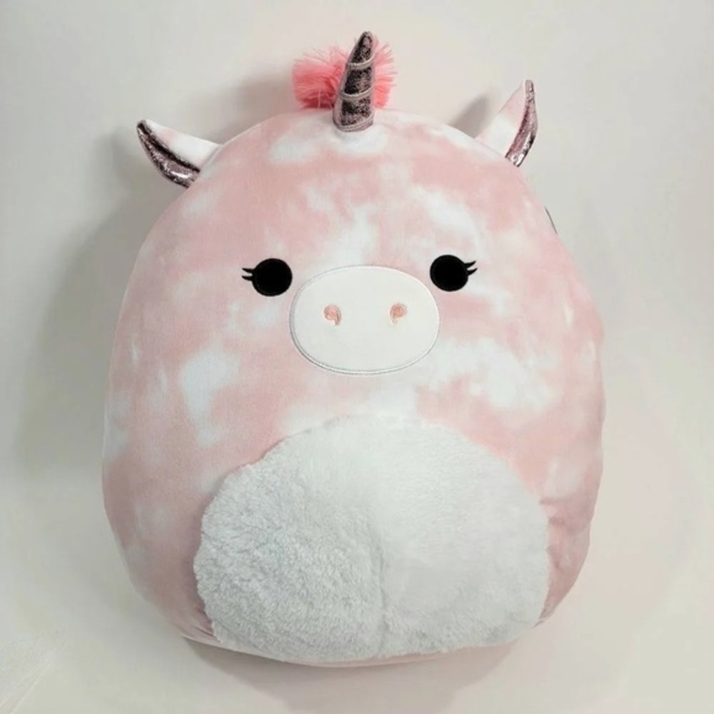 SQUISHMALLOW, Liel 16” Unicorn Pig Costco Exclusive, Tie Dye Pink